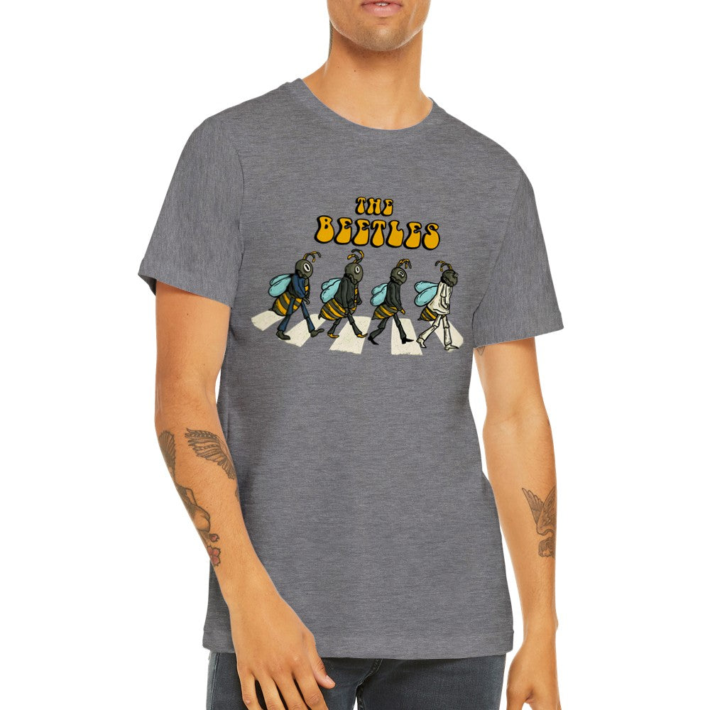 Music T-shirt - Fun Designs Artwork - The Beetles Premium Unisex T-shirt