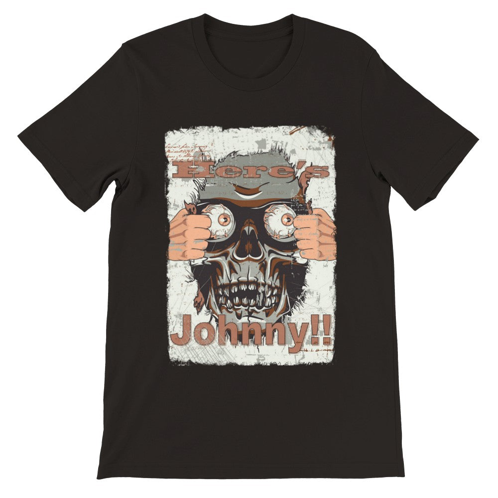 Film Artwork T-Shirts - Hier ist Johnny - Premium Unisex T-Shirt 