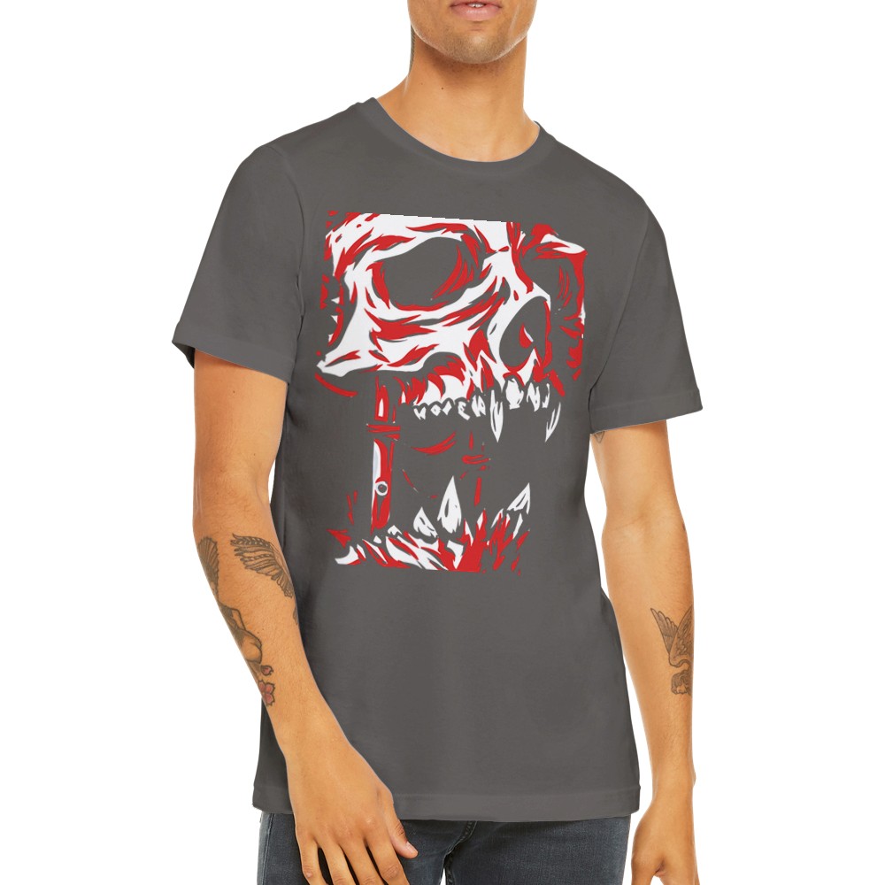 Artwork T-shirts - The Broken Skull Artwork - Premium Unisex T-shirt
