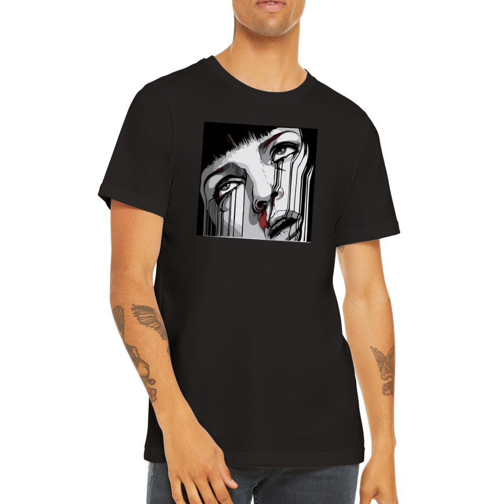T-shirt - Fiction Artwork - Mia Bleed Dark Premium Unisex T-shirt