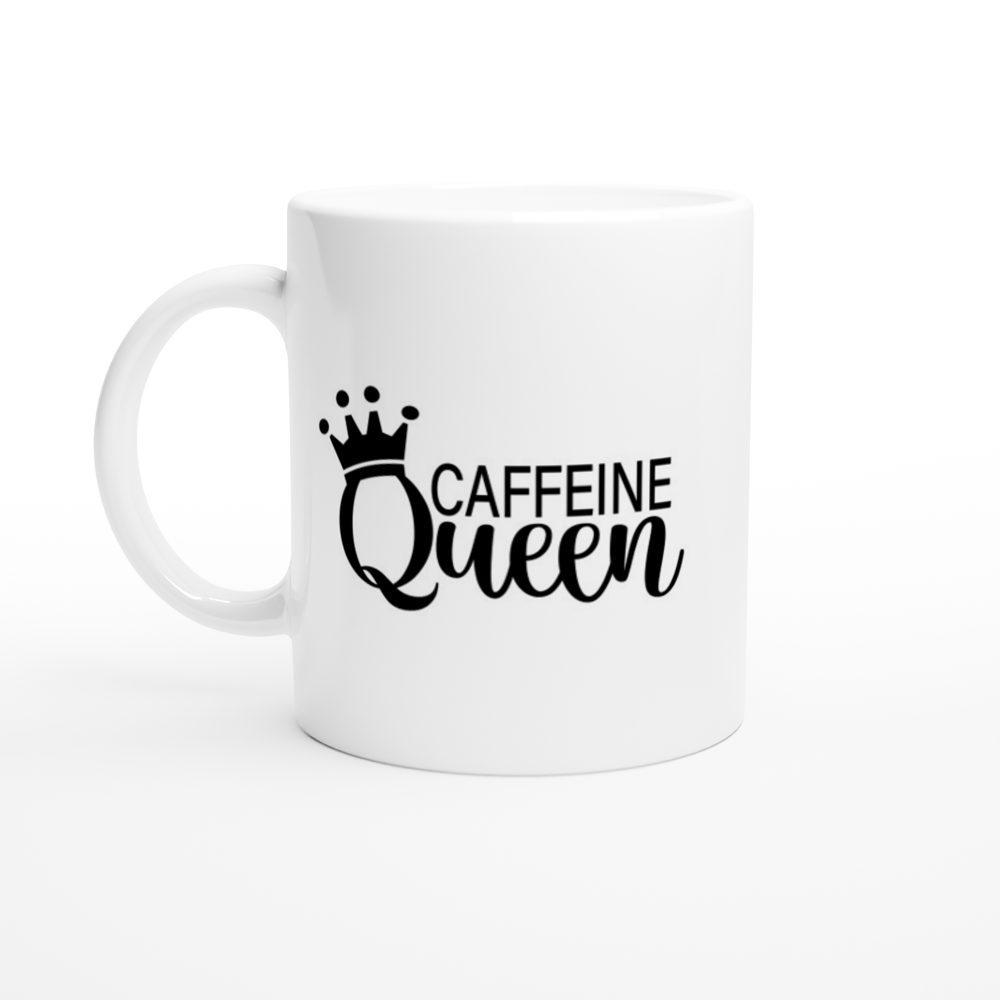 Becher - lustiges Kaffee-Zitat - Koffein-Königin