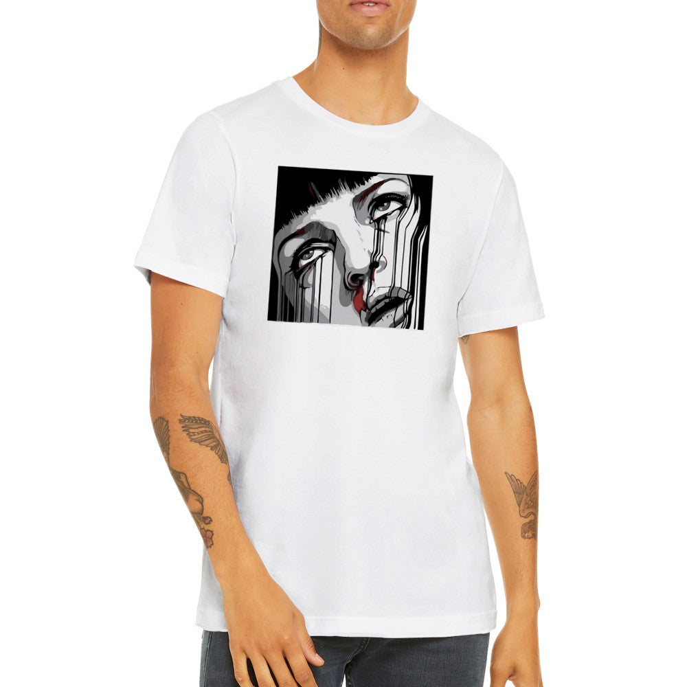 T-shirt - Fiction Artwork - Mia Bleed Dark Premium Unisex T-shirt