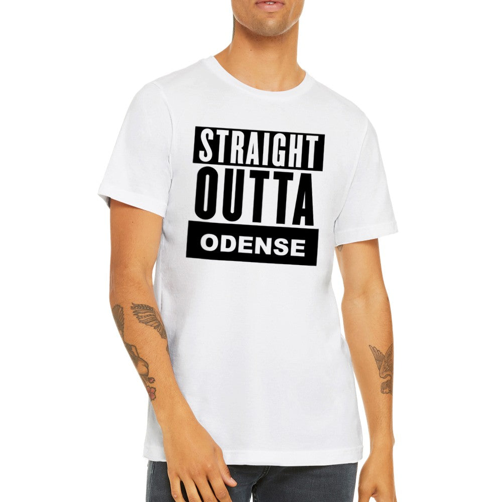 Sjove By T-shirts - Straight Outta Odense - Premium Unisex T-shirt