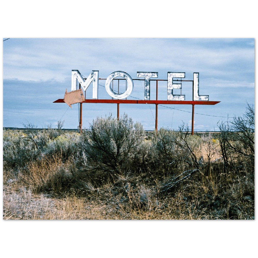 Plakat - Motelschild Grand Coulee Washington (2003) John Margolies 