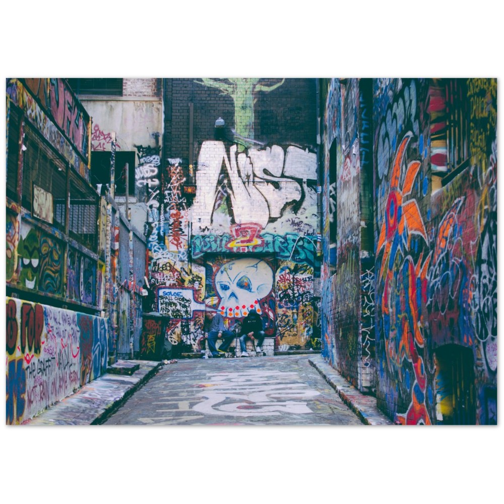 Plakat - Street Art - Graffiti Hoiser Lane Melbourne