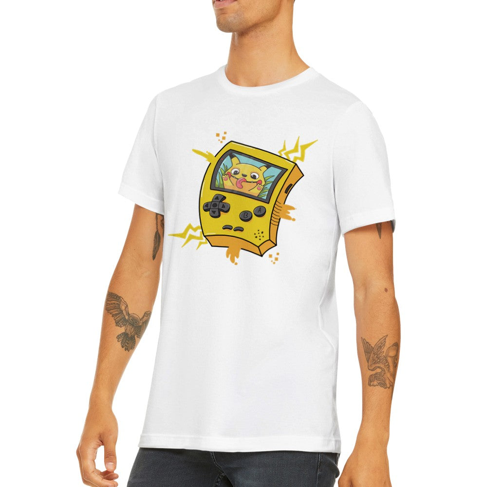 Gaming T-shirt - Pokemon Artwork - Pokemon Cartoon Art Premium Unisex T-shirt