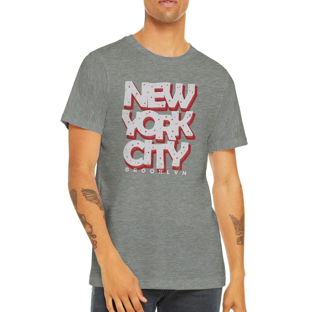 Sjove T-shirts - New York City Brooklyn Premium Unisex T-shirt