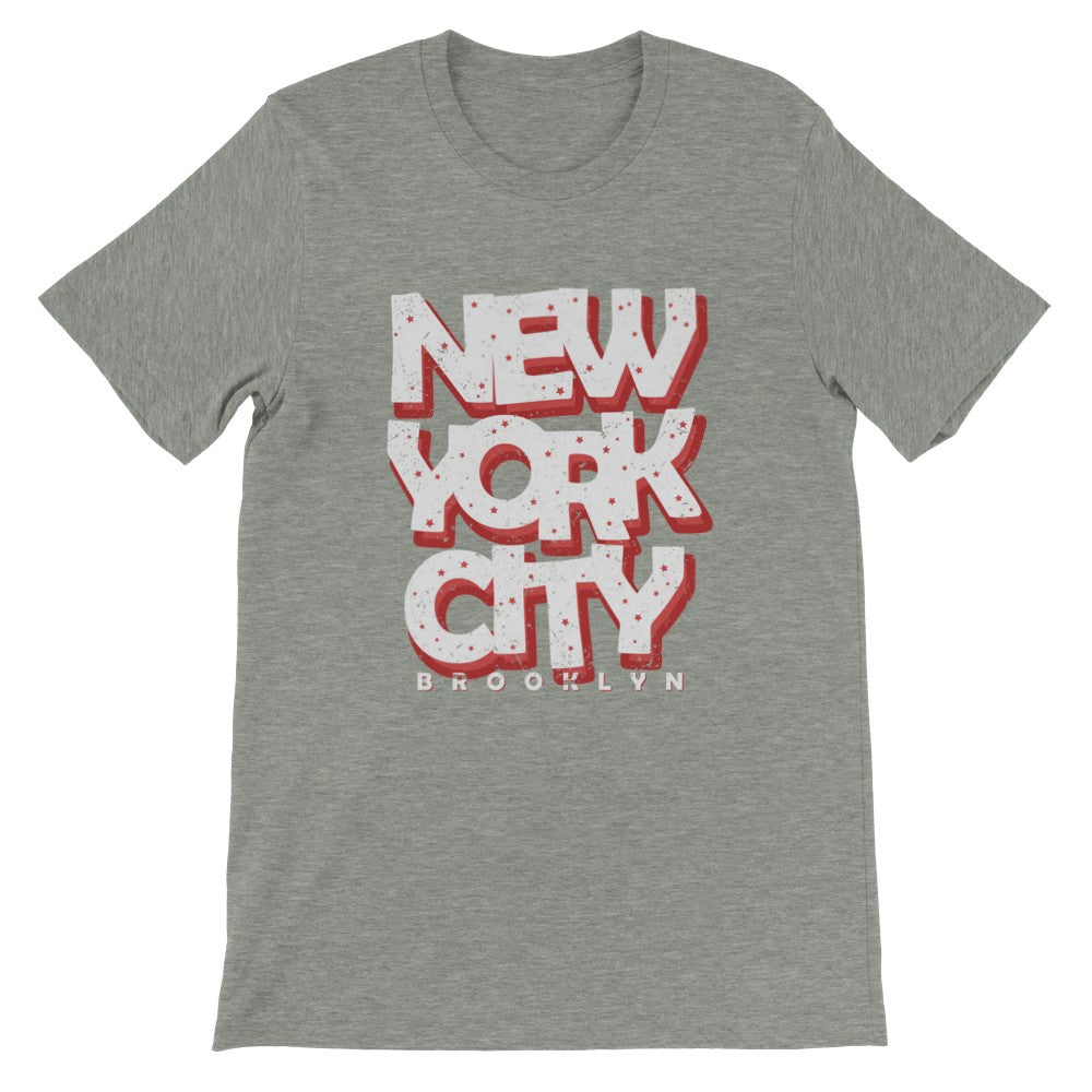 Funny T-Shirts - New York City Brooklyn Premium Unisex T-shirt