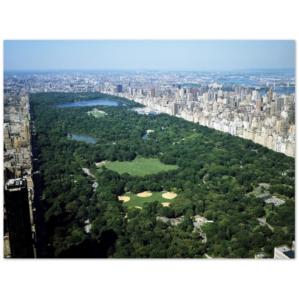 Plakat - New York Luftfoto af Central Park af Carol M. Highsmith - Premium Mat Papir