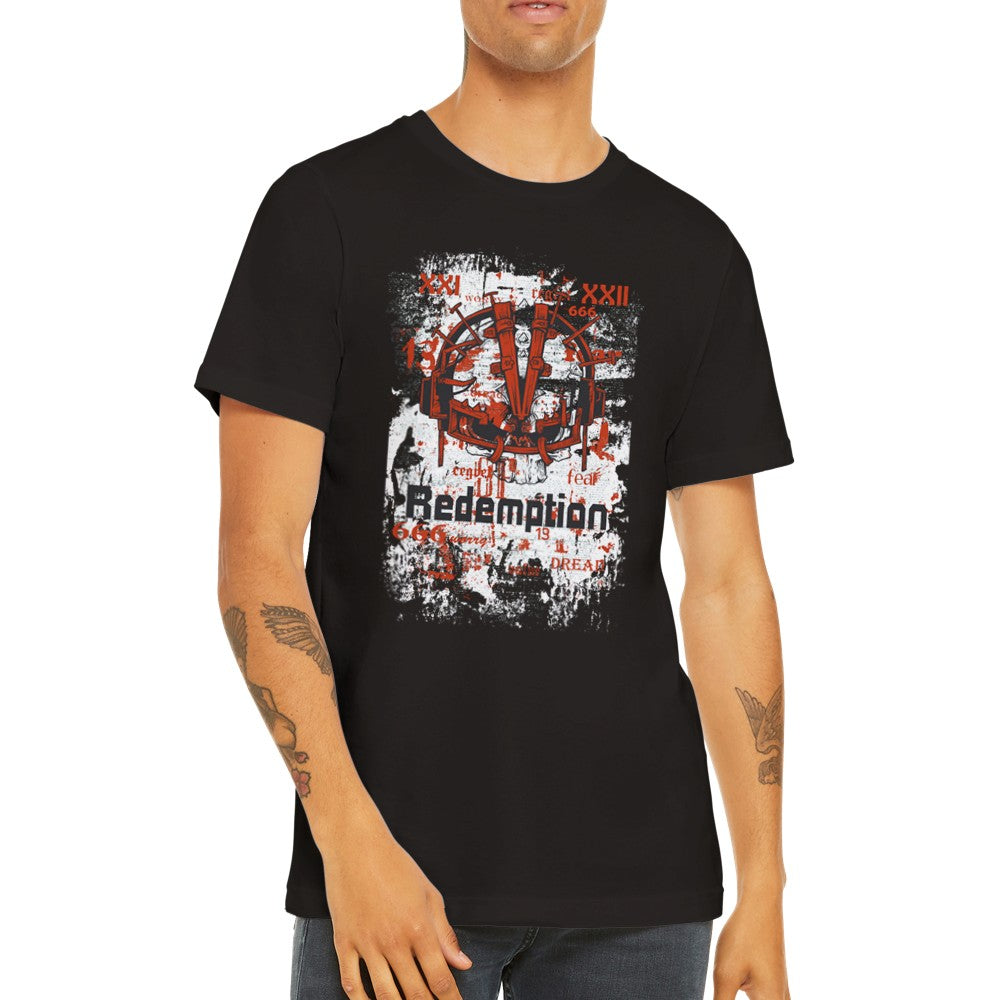 Artwork T-shirts - The Red Dread Redemption - Premium Unisex T-shirt