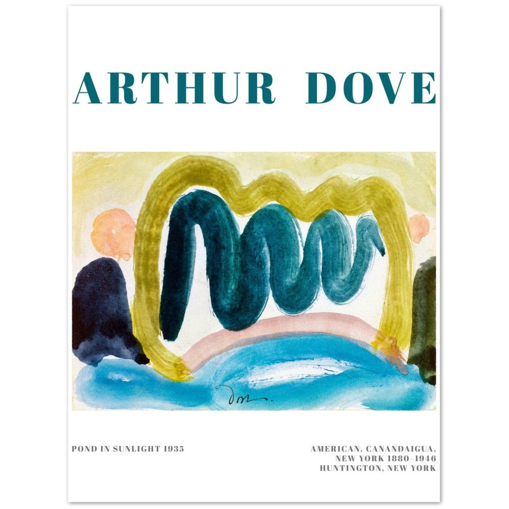 Poster - Arthur Dove - Pond in Sunlight - Vintage Modernism