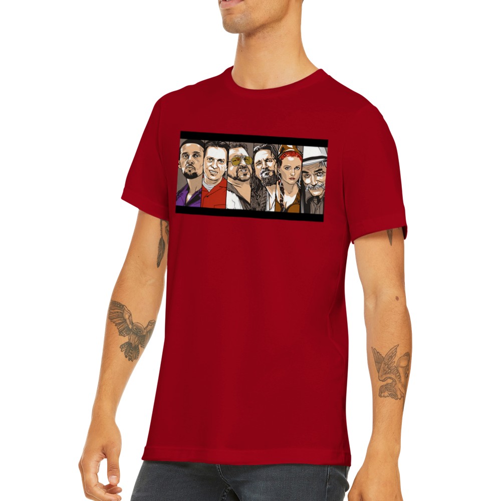 T-shirt - Lebowski Artwork - The Cast Premium Unisex T-shirt