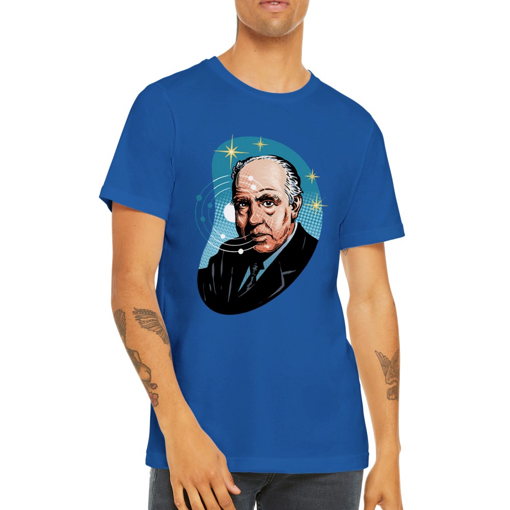 Celeb T-shirts - Niels Bohr Artwork - Premium Unisex T-shirt