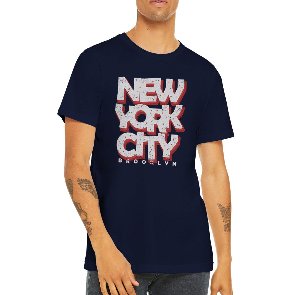 Funny T-Shirts - New York City Brooklyn Premium Unisex T-shirt