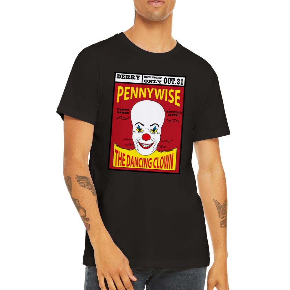 T-Shirt - Clown Artwork - Der tanzende Clown Premium Unisex T-Shirt 