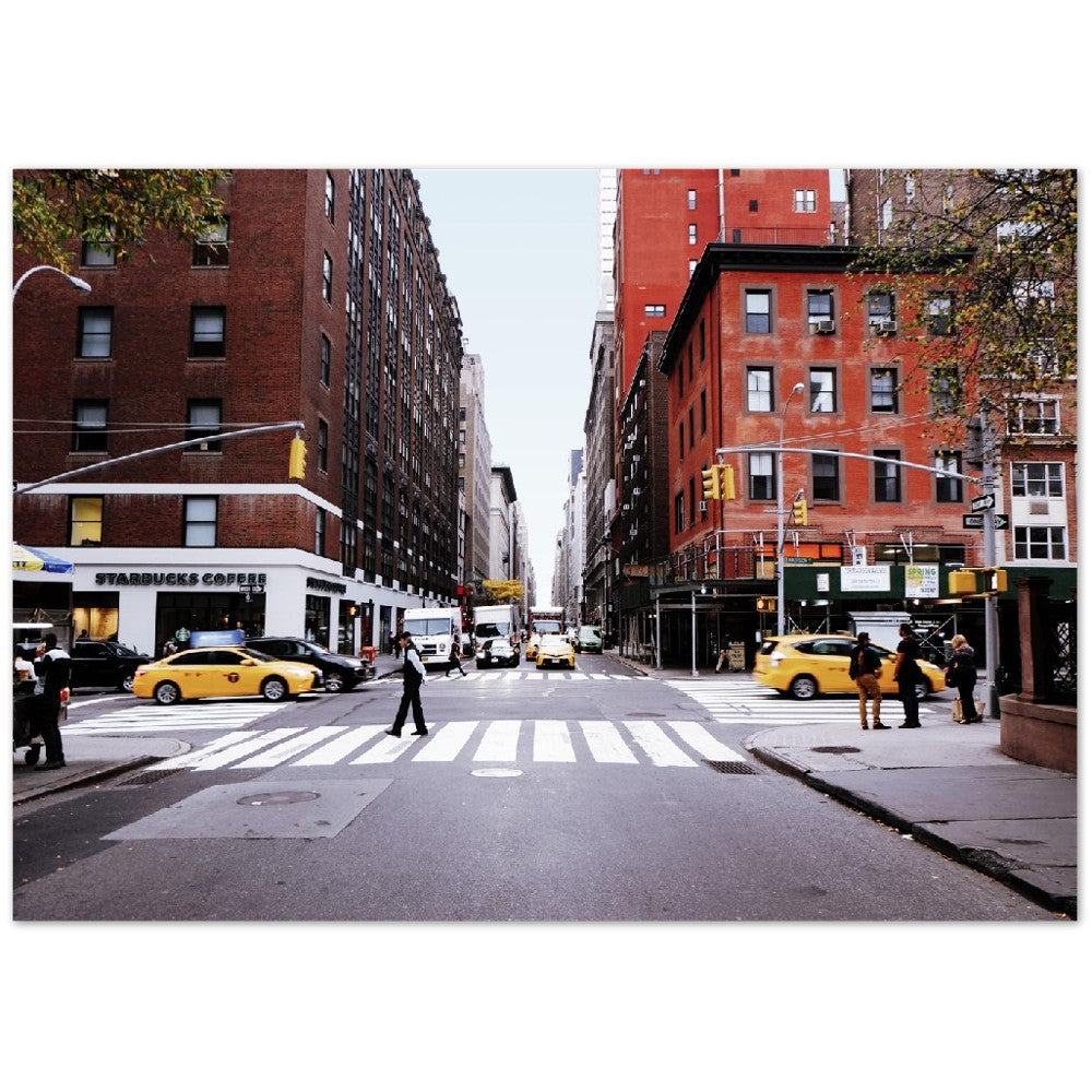 Poster - New York City Madison Avenue City Poster - Premium Matte Paper 