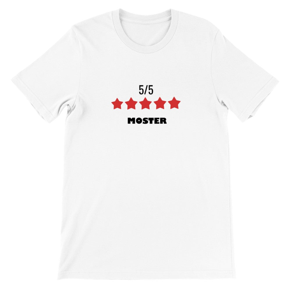 Sjove T-shirts - 5 Stjernet Moster - Premium Unisex T-shirt