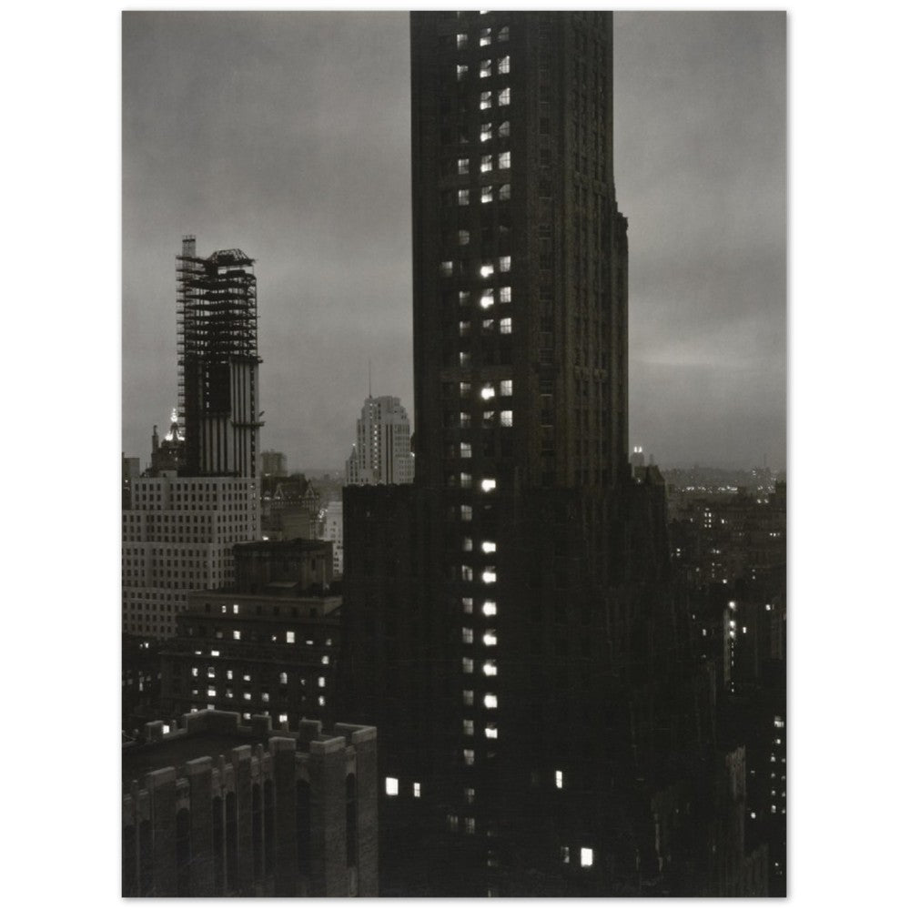 Poster - My Window at The Shelton New York (1931) Alfred Stieglitz - Premium Matte Paper