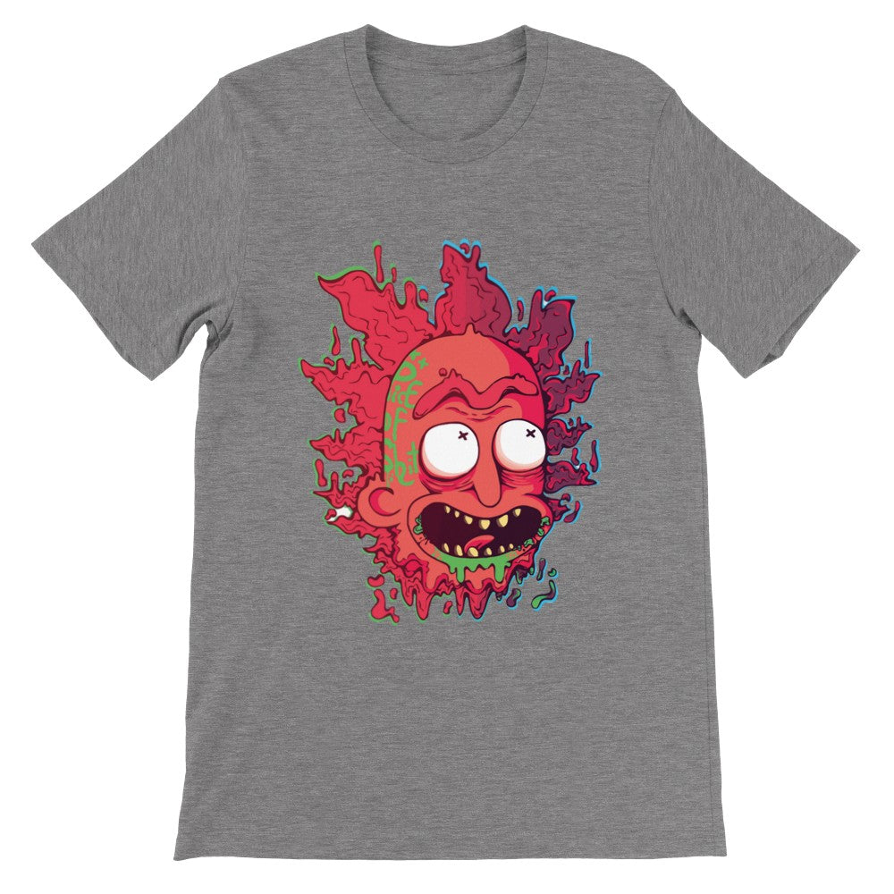 T-Shirt - Rick Artwork - Crazy Rick Stück Premium Unisex T-Shirt