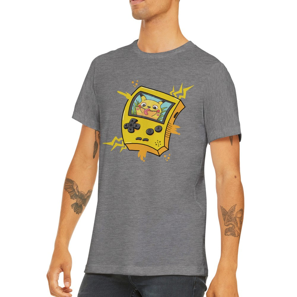 Gaming T-shirt - Pokemon Artwork - Pokemon Cartoon Art Premium Unisex T-shirt