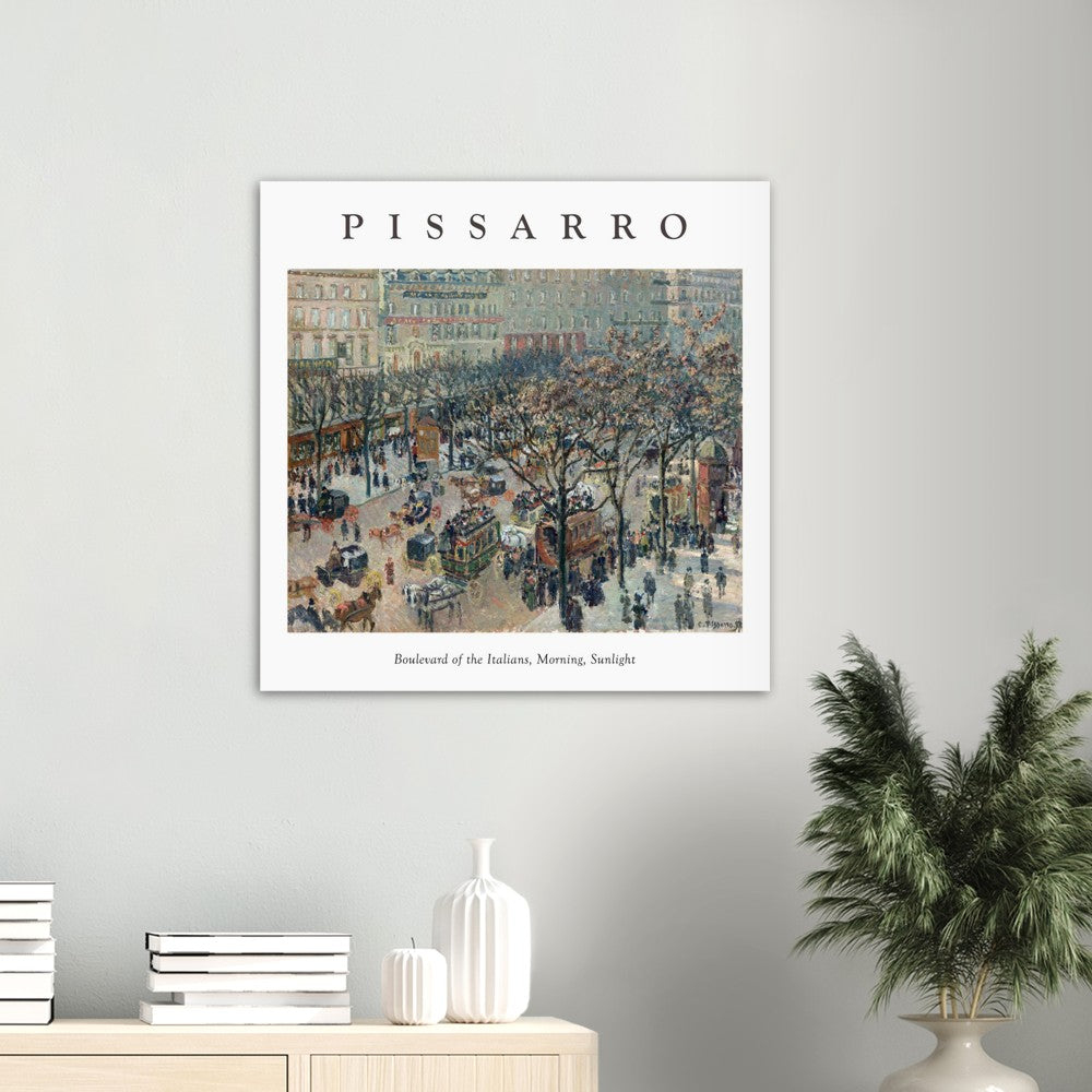 Plakat - Camille Pissarro Boulevard of the Italians