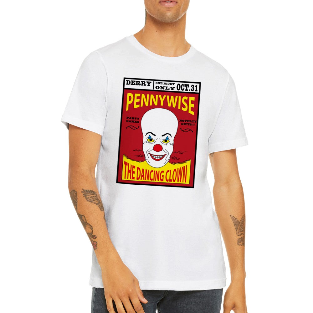 T-shirt - Clown Artwork - The Dancing Clown Premium Unisex T-shirt