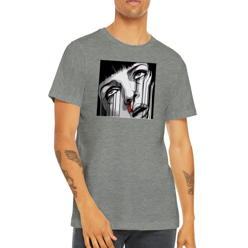 T-shirt - Fiction Artwork - Mia Bleed Dark Premium Unisex T-shirt