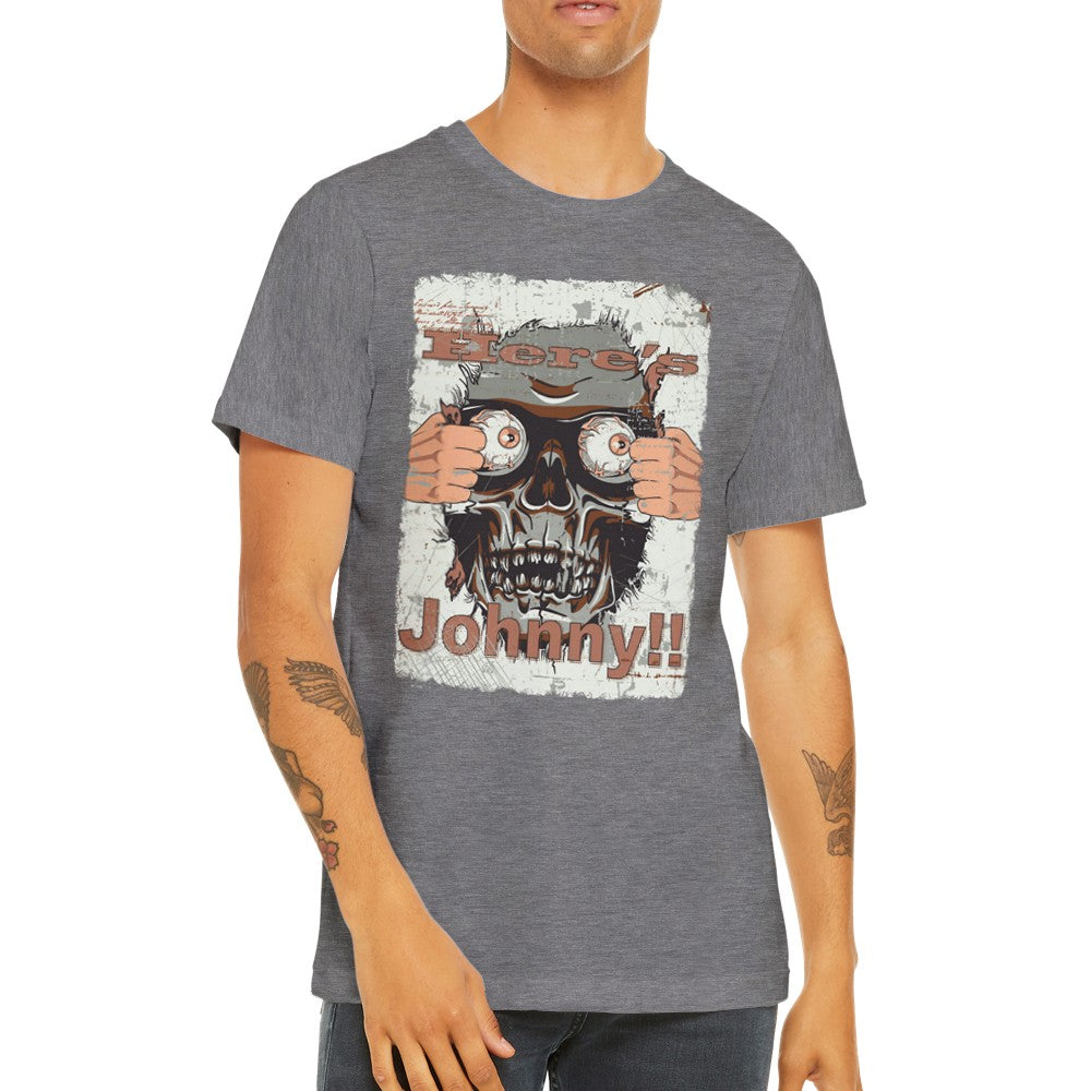 Film Artwork T-Shirts - Hier ist Johnny - Premium Unisex T-Shirt 