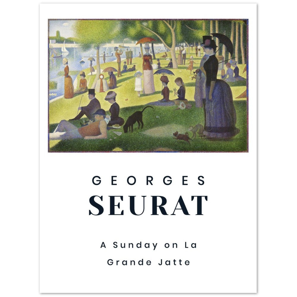 Poster – Ein Sonntag auf La Grande Jatte (1884) – Original vom Art Institute of Chicago
