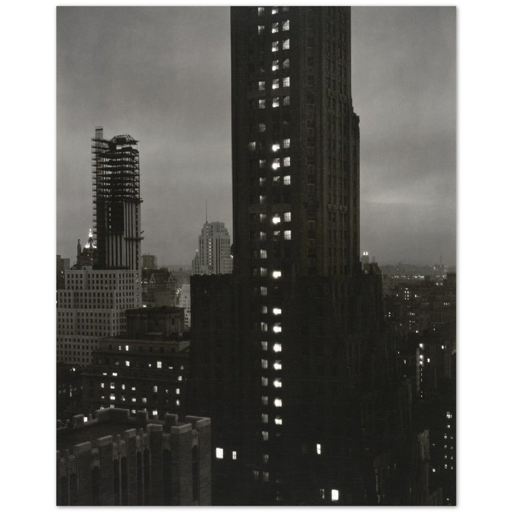 Plakat - My Window at The Shelton New York (1931) Alfred Stieglitz - Premium Mat Papir